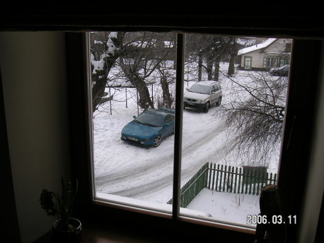 pavasario belaukiant... pro langeli ziuriu :( 