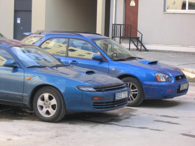 in blue: Celica & Impreza