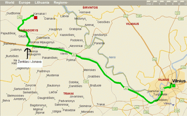 planas kaip davaziuoti..