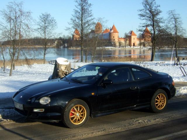 Ziema Traku pilies fone