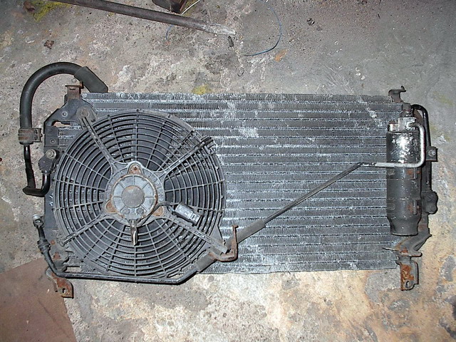 A/C radiatorius su ventiliatoriumi