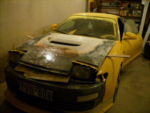 Užlieta su stiklo audiniu nuo orgaudžio link kapoto apatinė perėjimo vieta, bet deje nepavyko iš pirmo karto padaryt taip kaip norėjau