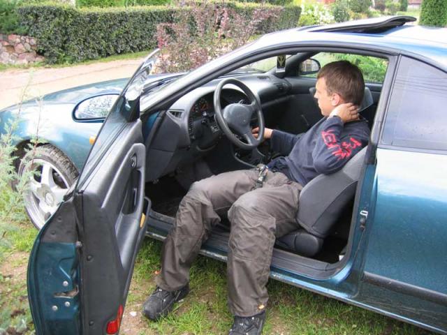 sode per zolines, kazka ten mage reguliavau :D